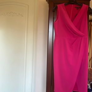 Wrap type cocktail dress